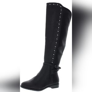 RIALTO Womens Ferrell Faux Leather Knee-High Riding Boots Size 6.5.